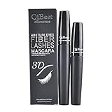 IBTS2PCS/1set Black Mascara 3D Fiber Curling Lengthening Eye Lashs Mascara Cosmetics