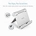 Anker Multi-Angle Portable Stand for Tablets 7-10 inch, E-readers and Smartphones, Durable Aluminum Body, Compatible for Smartphones and Tablets (Silver)