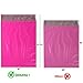 Poly Mailers, Ohuhu 10x13 100-Pack Hot Pink Shipping Envelope Mailers for Customer Gifts Packages, Self Sealed Business Shipping Mailer Bags with Self Adhesive Strip, Water Resistant