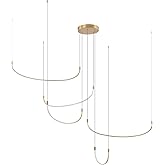 Kuzco Lighting MP89570-BG Talis Pendant LED, Brushed Gold