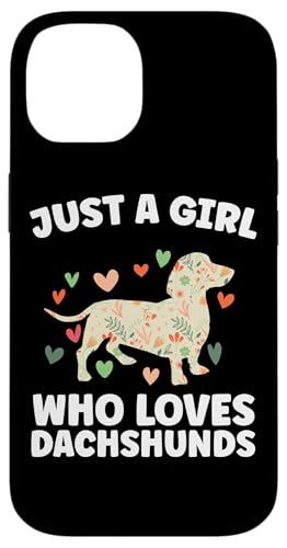 Just A Girl Who Loves Dachshunds Wiener Dog Case for iPhone 14