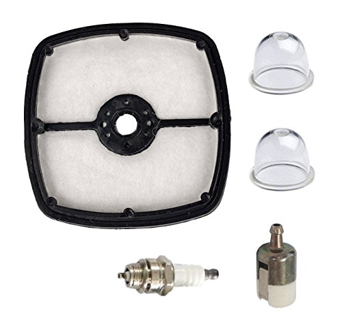 HIFROM 13031054130 Air Filter Fuel Filter Spark Plug Primer Bulb for Echo GT200 GT225 GT201 PB200 HC150 SRM210 ES210/211 Trimmer Blower Replacement Parts