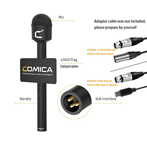 COMICA HRMC Interview Microphone Dynamic Omnidirectional Microphone
