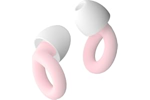 ORANDNOT Ear Plugs for Noise Reduction NRR 33dB, Soft Silicone Ear Plugs for Sleeping Noise Cancelling, Concerts, Motorcycle, Travel & Noise Sensitivity, 8 Ear Tips in XS/S/M/L (Pink)