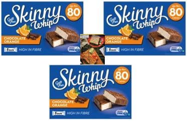 Skinny Whip Bars Chocolate Orange x3 Packs and Kitchenfella Top 10 Movie Treats