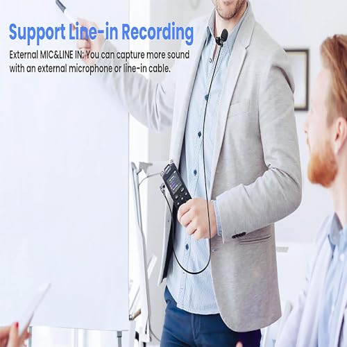 GARMAY Digital Voice Recorder Upgraded 48GB 1536KBPS 3343Hours