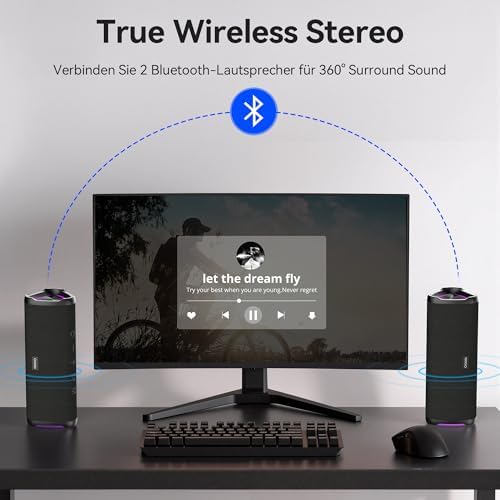 Bluetooth Lautsprecher Tragbar Musikbox Wireless Speaker