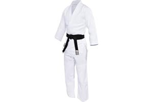Fuji Single Weave Judo Gi Uniform - Kids & Adults Cotton Training Gi for Judo
