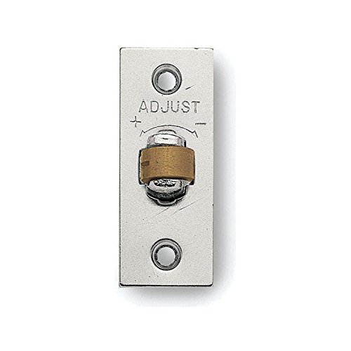 Adjustable Roller Catch & Keep - Door Latch with Solid Brass Roller - Satin Nickel