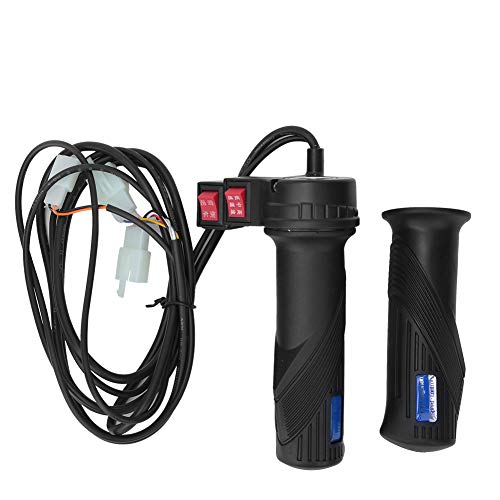 3 Gears Speed Throttle Handle Universal Electric Scooter Speed Control Gas Handle Throttle with Forward and Reverse Gear Electric Scooter