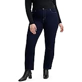 Levi's Womens 724 High Rise Straight Jeans (Plus Size)