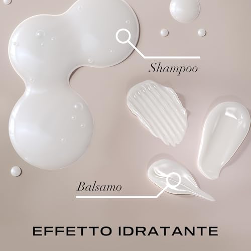 Shampoo Nourishing + Coconut Milk idratante con Latte e Olio di Cocco, Shampoo capelli secchi con effetto districante per capelli morbidi, luminosi e sani, 385 ml