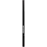 Colorbar Just Smoky Eye Pencil - Eyeliner Pencil with Built-in Smudger - Waterproof Formula - Matte Finish - 001 Just Black - 0.04 oz