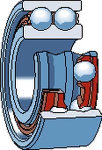 SKF 3308 A-2Z/C3MT33 Angular Contact Ball Bearing Double Row