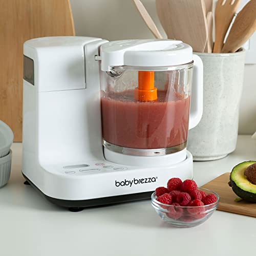 Baby Brezza One Step Glass Baby Food Maker Cooker and Blender to