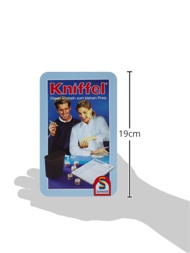 Schmidt Spiele 51203 Kniffel, Bring Mich mit Spiel in der Metalldose, bunt 5
