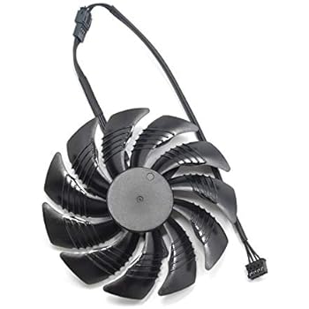 inRobert 4 pin Female Video Card Fan for Gigabyte GTX 1050/1050 Ti, GTX 1060/1070/1080 Mini ITX Single Fan Graphic Card