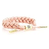 Rastaclat NATURAL/PINK/BLUE/WHITE NATIVE PRINT Shoelace Bracelet Sacajawea