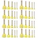 Cocoboo 40pcs Assorted Round Paint Foam Sponge Brush Set Painting Tools Sponge Stippler Set for Kids Painting Crafts and DIY（5 Sizes）