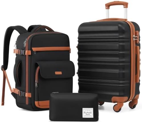 Amazon.com | MIUSSE MAX Luggage Sets 3 Piece, 20 Inch Hardshell