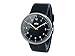 Braun Men's Analog Watch Black Face, Black Leather Band 38mm