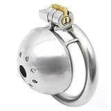 Vibrators Women Mini Prison Bird 304 Stainless Steel Male Chastity Device Super Small Short C-ock Cage with Stealth Lock Ring Sex-Toy A269 Vibrators Women Sex-Toys Silicone,About 50mm GLOINS T-shirt