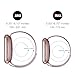 Oitom Compatiable Metal Bands Replacement for Fitbit Versa Smartwatch (Original Rose Gold Small)
