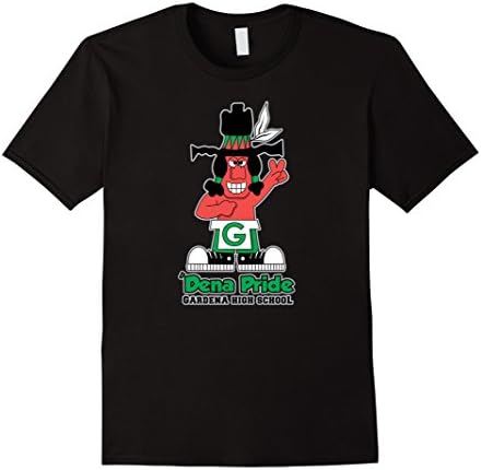 Men's Gardena High School 'Dena Pride Mascot Tshirt XL Black