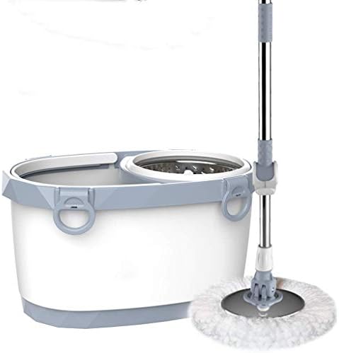 マジックスピンマイクロファイバーモップ モップ バケットセット 3枚の洗濯機で洗えるモップ