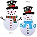 OurWarm 20 x 39 Inch DIY Felt Christmas Snowman Games Set with 31 PCS Detachable Ornaments, Wall Hanging Xmas Gifts for Christmas Decorations