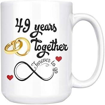 Amazon.com: 49th Wedding Anniversary Gift For Him And Her ...