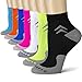 Bluemaple Compression Socks for Men & Women Circulation-Ankle Plantar Fasciitis Socks Support for Athletic