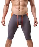 Men's Fashion Mesh Sports Shorts Fitness Pants Stretch Leggings B2227