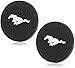 CARFORU 2 Pack Auto Sport 2.75 Inch Diameter Oval Tough Car Logo Vehicle Travel Auto Cup Holder Insert Coaster Can Car Interior Accessories Anti Slip Cup Mat Fit for Mustang Accessory
