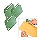 Plastic Letter Opener, Envelope Slitter With Concealed Steel Blade - Green - 3 Pack. By Mega Stationer
