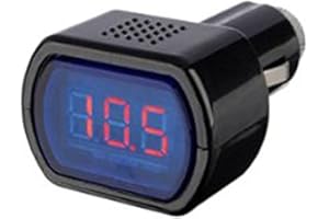 LED Digital Car Battery Voltage Meter, Tester Vehicle Cigarette Lighter Voltmeter Volt Monitor Gauge 12V 24V Auto Accessories