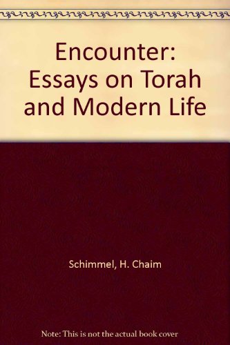 Encounter: Essays on Torah and Modern Life