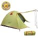 Weanas Professional Backpacking Tent 2 3 4 Person 3 Season Weatherproof Double Layer Large Space Aluminum Rod for Outdoor Family Camping Hunting Hiking Adventure Travel (Green, 2-3 Person) primary