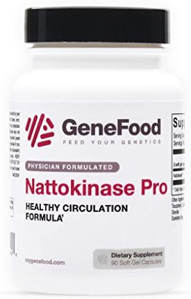 Nattokinase Pro by Gene Food - Healthy Circulation Formula | Supports Healthy Blood Pressure