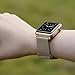 BRG for Apple Watch Band 38mm, Stainless Steel Mesh Milanese Loop with Adjustable Magnetic Closure Replacement iWatch Band for Apple Watch Series 3 2 1 (38mm Gold)