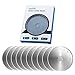 KISSWILL 45mm Rotary Cutter Blades, 10 Pack 45mm Replace Rotary Blades Fits Fiskars, Olfa, Martelli, Truecut, DAFA Rotary Cutters for Quilting Scrapbooking Sewing Arts & Crafts, Sharp and Durable