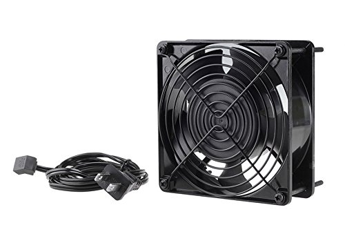 image for iPEGTOP Multifan Muffin AC Cooling Fan Quiet 1238, 115V AC High Speed,