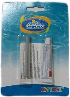 Intex59632 Repair Kit (Patches Piece + Repair Glue) for Inflatable Boats