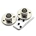 HJ Garden 2pcs 12mm Flange Shaft Coupling High Hardness Metal Flanged Joint Guide Shaft Support Coupler for DIY Model Shaft Connection