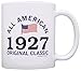 Birthday Gifts For All 90th Birthday Mug 1935 All American Classic American Flag 11oz Coffee Mug Tea Cup