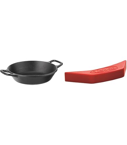 Amazon.com: Lodge L5RPL3 Cast Iron Round Pan, 8 in, Black