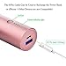BONAI Portable Charger, Power Bank 5000mAh, (Ultra-Compact)(Aluminum)(Travel) Slim External Backup Battery Pack High-Speed Output Compatible iPhone,iPad,iPod (Rose Gold)