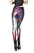 Amoluv Women's Fashion Digital Print Galaxy Pattern Sexy Leggings, One Size, 31