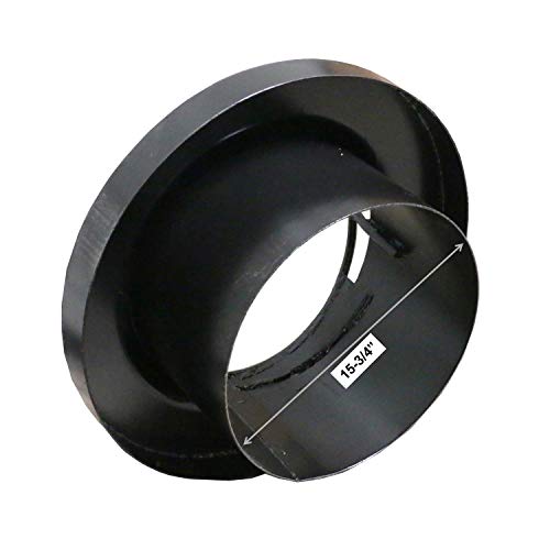 Leyso Chinese Wok Range Adapter/Reducer with Welded Ring - Convert The Large Wok Well to Smaller Size (22" to 16")