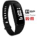 Fitness Tracker,AUPALLA 21BP Smart band Activity Tracker Work With Heart Rate Monitor and Blood Pressure Measure Pedometer Sleep Monitor Calories Track Support iPhone Android Smartphone (black)